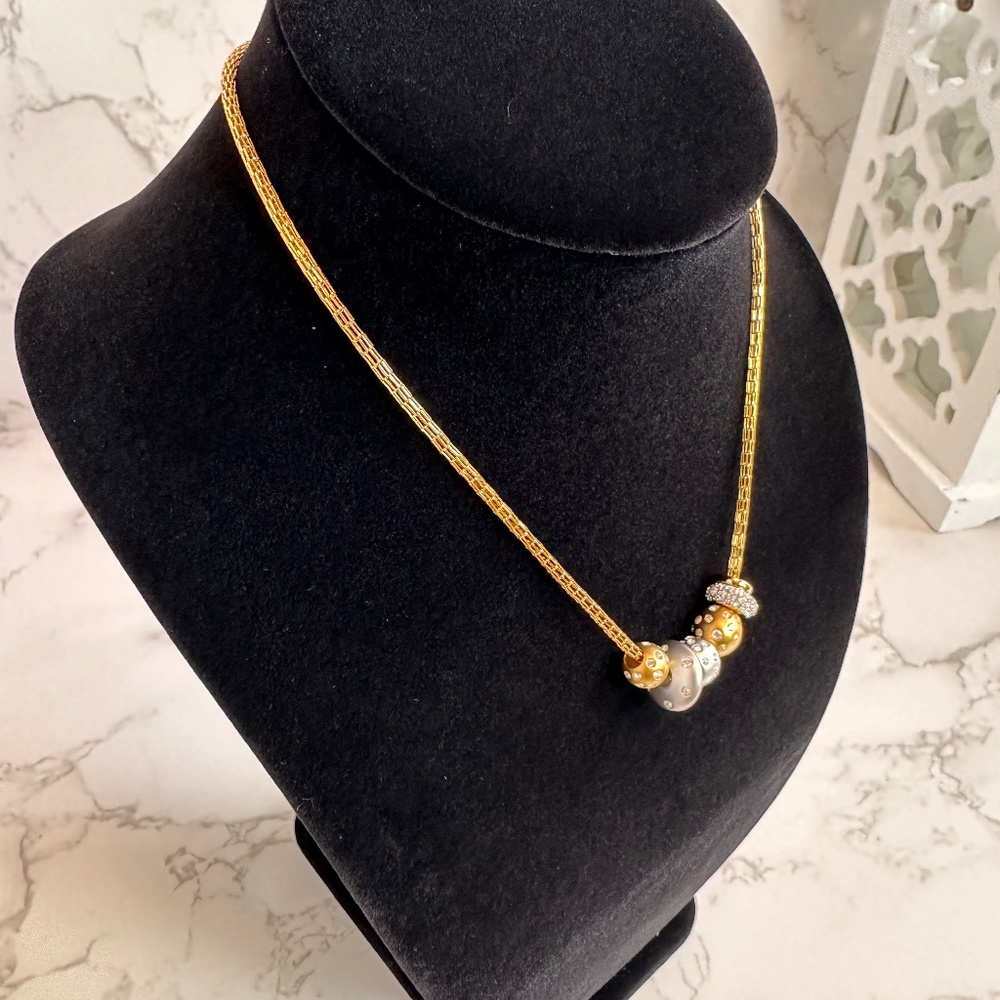 **SOLD**🌟Swarovski Crystal and Gold Tone Necklace NEW IN BOX🌟 - Picture 6 of 9